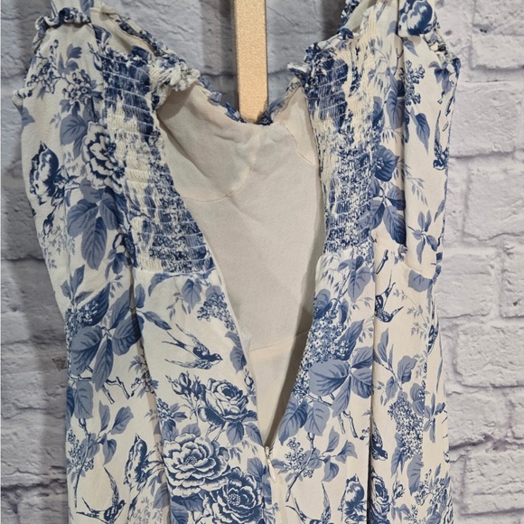 Reformation Nikita Olympia Floral Midi Dress Sleeveless Cottagecore Womens Sz 6 - Picture 5 of 7